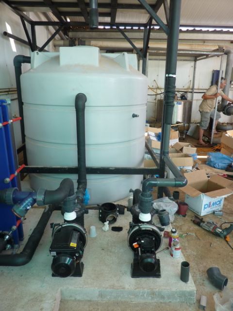 Kimargo Fishfarming Ltd : Design and construction of production process cooling system via Sea water geo-exchange system